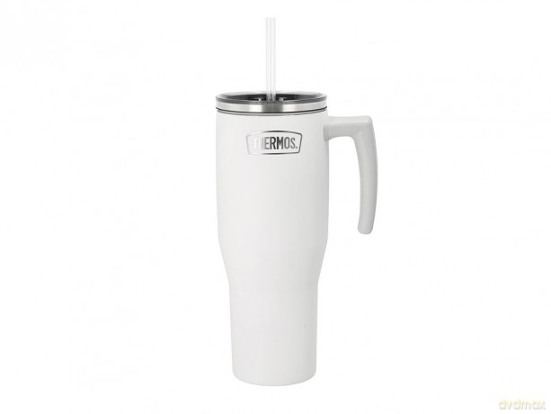 Thermos - Thermal Mug with Handle 1.1 Liters - Matte White