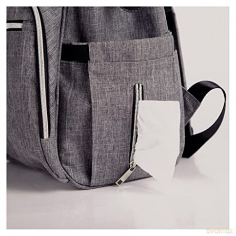 Tineo - Diaper Bag Backpack - Grey