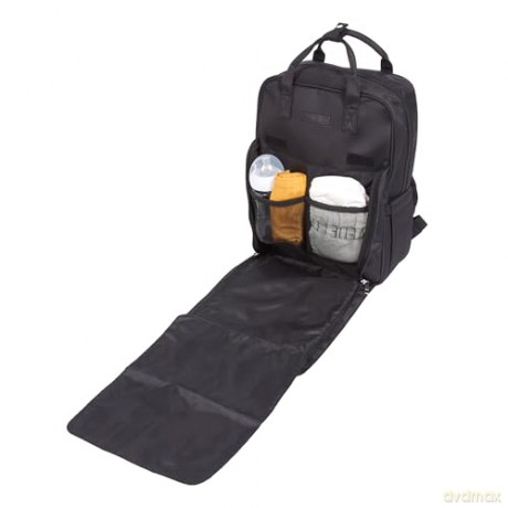 Tineo - Diaper Bag Backpack Quilt - Black
