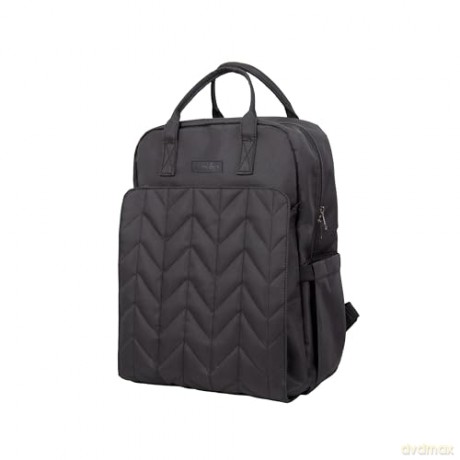 Tineo - Diaper Bag Backpack Quilt - Black