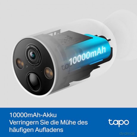 TP-Link - Tapo C425 (2-pack) Smart Wire-Free Security Camera
