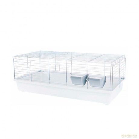 tukan pet products - Rabbit 120 rabbit cage - Grey - 118 x 58 x 45 cm