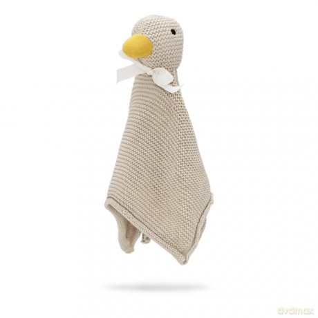 Vanilla Copenhagen - Cuddle Cloth - Duckling - Oyster Grey - 30 x 30 cm