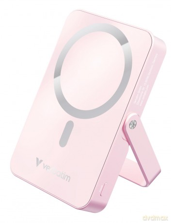 Verbatim - Charge 'n' Go Magnetic Wireless Power Bank with stand - 10000 mAh