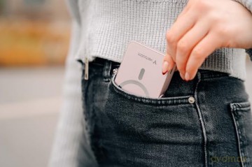 Verbatim - Charge 'n' Go Magnetic Wireless Power Bank with stand - 10000 mAh