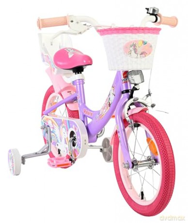 Volare - Children's Bicycle 14 - Unicorn Purple (61479)