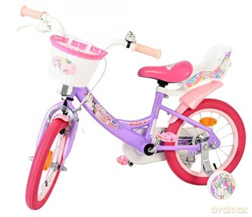 Volare - Children's Bicycle 14 - Unicorn Purple (61479)