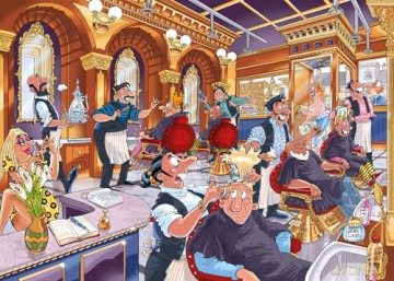 Wasgij - Mystery 27 A Close Shave! (1000 pieces) [PUZZLE]