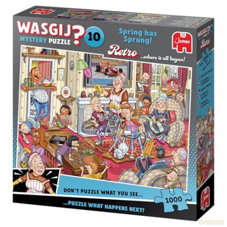 Wasgij - Retro Mystery 10 - Spring has Sprung! (1000 pieces) [PUZZLE]