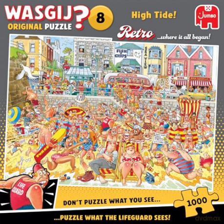 Wasgij - Retro Orginal 8 - High Tide! (1000 pieces) [PUZZLE]