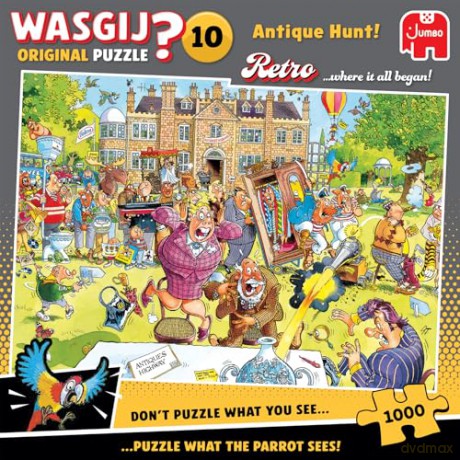 Wasgij - Retro Original 10 - Antique Hunt! (1000 pieces) [PUZZLE]