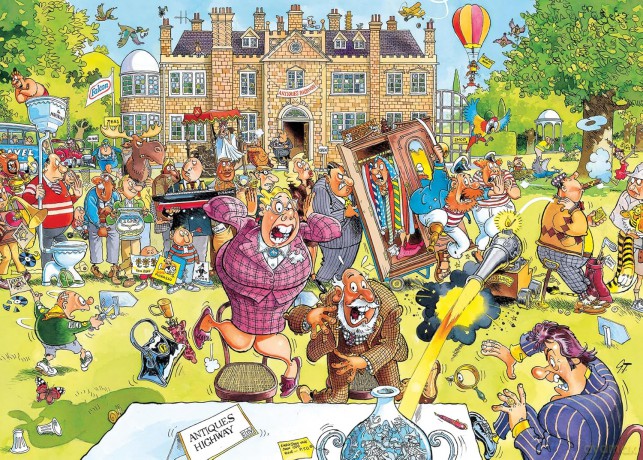 Wasgij - Retro Original 10 - Antique Hunt! (1000 pieces) [PUZZLE]