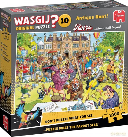 Wasgij - Retro Original 10 - Antique Hunt! (1000 pieces) [PUZZLE]