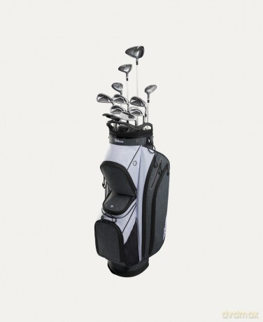 Wilson - PlayerFit Women's Complete Golf Club Set - Graphite Shaft - Stand Bag