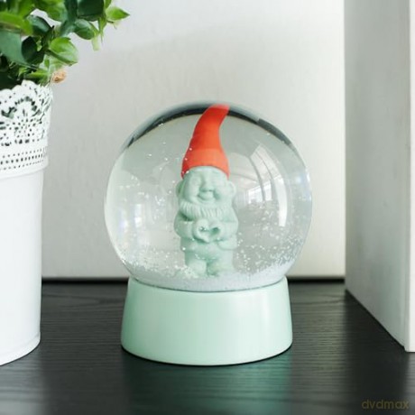 Winkee - Snow Globe Gnome Heart - Light Green - Compact