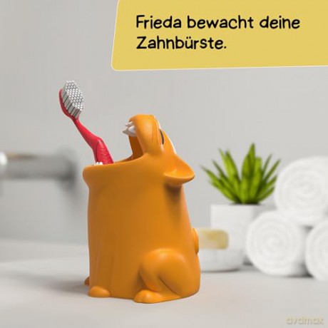 Winkee - Toothbrush Holder - Cat - Orange