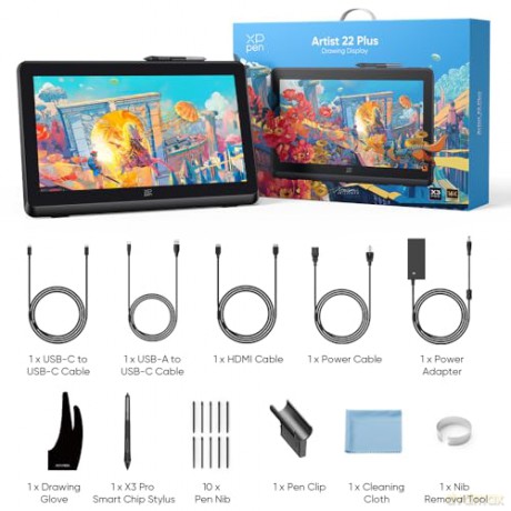 XPPen - Artist 22 Plus Drawing Display