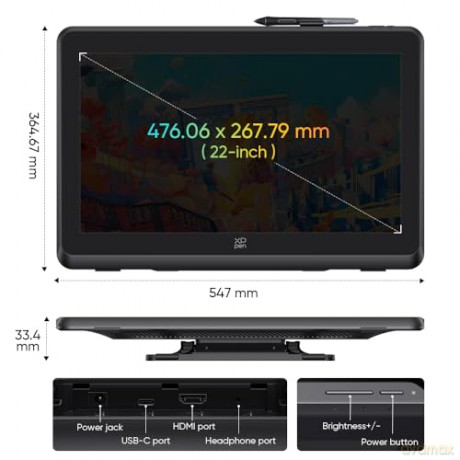 XPPen - Artist 22 Plus Drawing Display