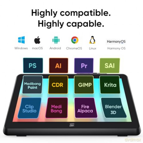 XPPen - Artist 22 Plus Drawing Display