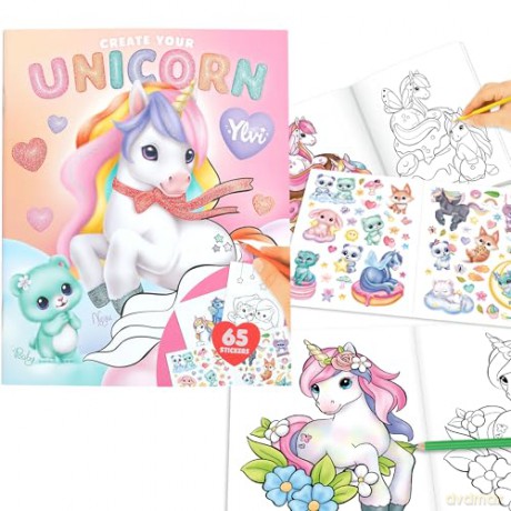 Ylvi - Create Your Unicorn Colouring Book (0414209)