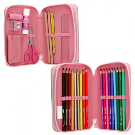 Ylvi - Double Pencil Case - SUGAR POP