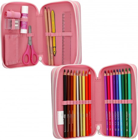 Ylvi - Double Pencil Case - SUGAR POP