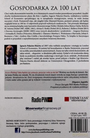 Gospodarka za 100 lat. Najważniejsi ekonomiści przewidują przyszłość - Ignacio Palacios-Huerta [KSIĄŻKA]