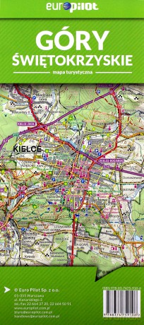 Góry Świętokrzyskie. Mapa turystyczna w skali 1:120 000. Europilot [KSIĄŻKA]