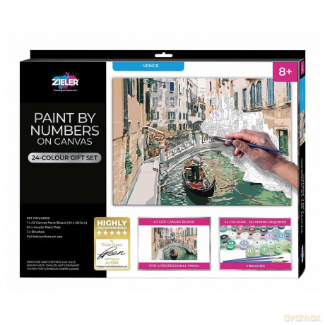 Zieler - Acrylic A3 - Paint By Numbers - Venice (609299435)