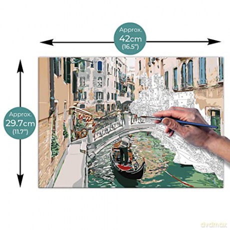 Zieler - Acrylic A3 - Paint By Numbers - Venice (609299435)