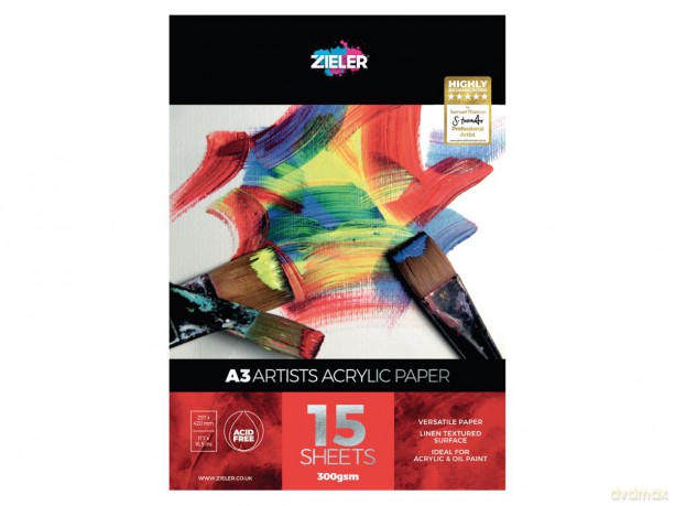 Zieler - Acrylic and Oil Pad - A3 (609290026)