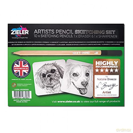 Zieler - Artist Pencil Sketching Set (609299368)