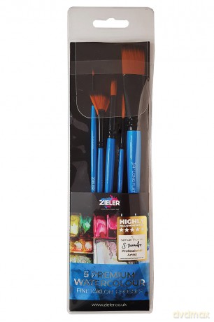Zieler - Brushes - 5 pcs - Watercolors (609299267)