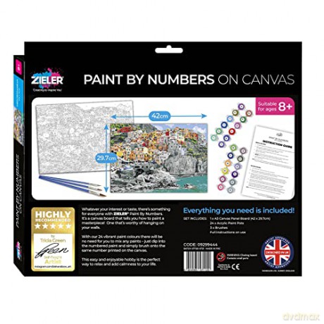 Zieler - Paint By Numbers - Mediterranean city (609299444)