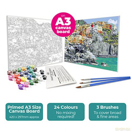 Zieler - Paint By Numbers - Mediterranean city (609299444)
