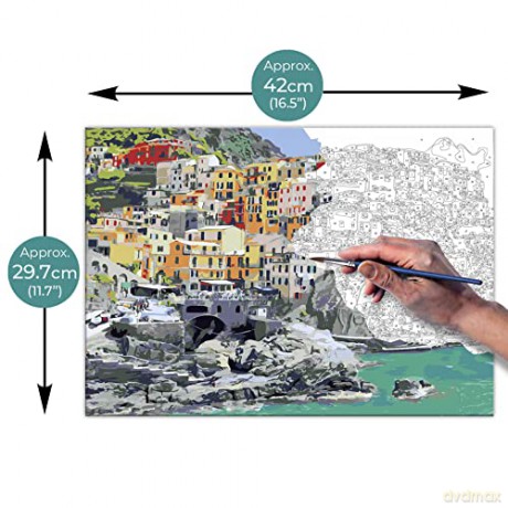 Zieler - Paint By Numbers - Mediterranean city (609299444)
