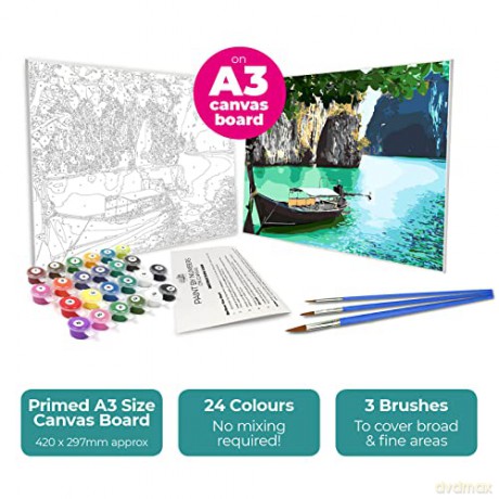 Zieler - Paint By Numbers - Mediterranean Island (609299442)