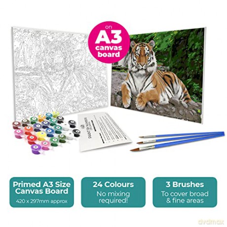 Zieler - Paint By Numbers - Tiger (609299433)