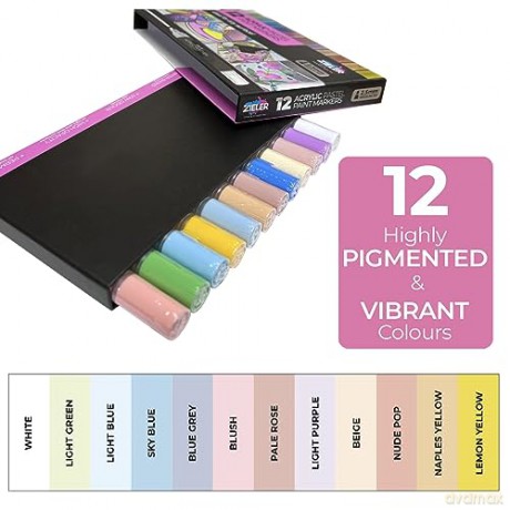 Zieler - Paint Markers Pastel Medium (609299514)