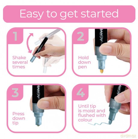 Zieler - Paint Markers Pastel Medium (609299514)