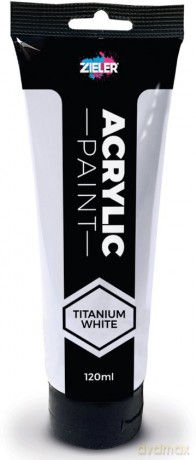 Zieler - Premium Acrylic - Titanium White - 120ml (609299398)