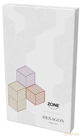 Zone Denmark - Hexagon Trivets - 3 Pieces - Lupine, Warm Sand, Light Terracotta