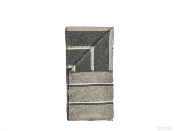 Zone Denmark - Sauna Bath Towel 140x70 cm - Eucalyptus, Olive Green, Soft Grey