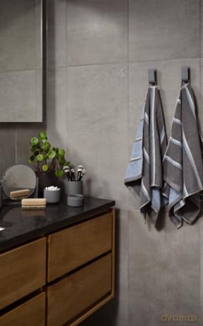 Zone Denmark - Sauna Towel 100x50 cm - Grey, Blue Fog, Soft Grey