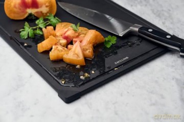 Zwilling - Cutting Board - Brown-Black - 31 cm x 21 cm