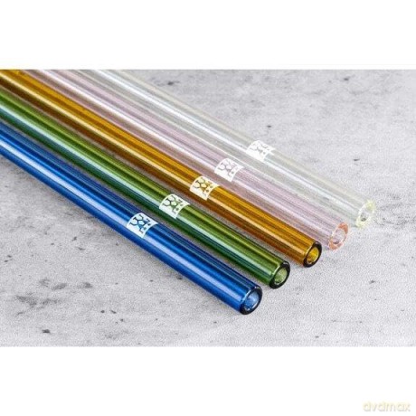 Zwilling - Sorrento Coloured Glass Straws - Set of 4