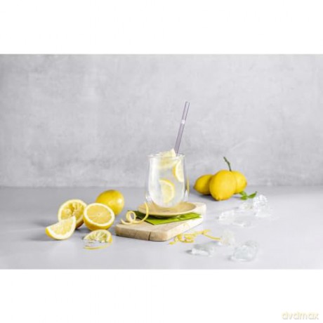 Zwilling - Sorrento Coloured Glass Straws - Set of 4