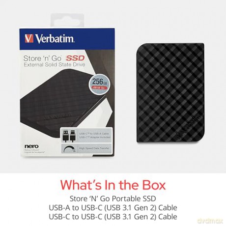 Dysk zewnętrzny Store n Go 512GB 2,5'' USB-C 3.2 Czarny