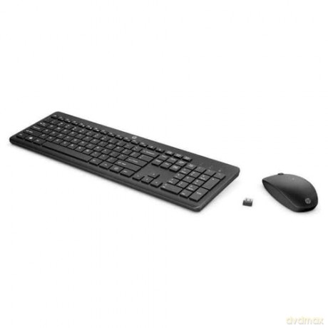 Klawiatura z myszą HP 230 Combo Bezprzewodowa Czarna 18H24AA#ABB
