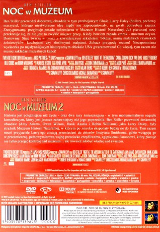 Noc w muzeum + Noc w muzeum 2: Ucieczka z wystawy  [2DVD]